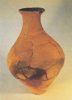 赤坂遺跡から出土した壺形土器