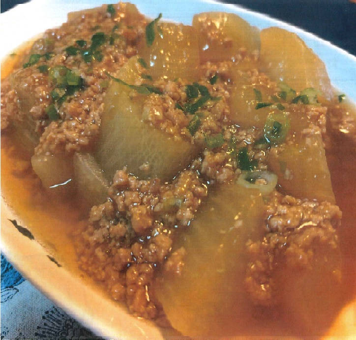 大根の肉そぼろあんかけ