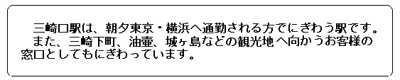 三崎口駅説明