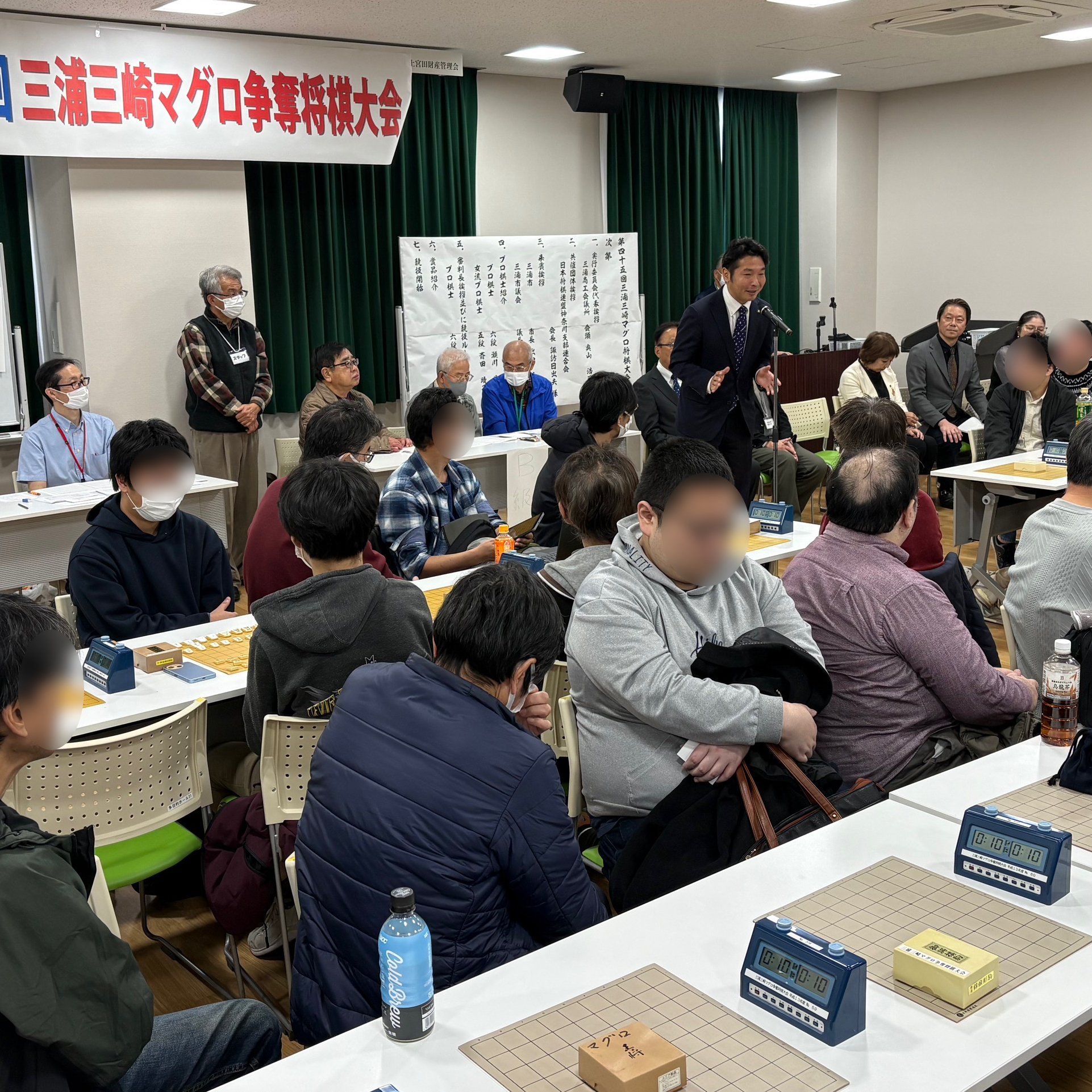 マグロ将棋大会1